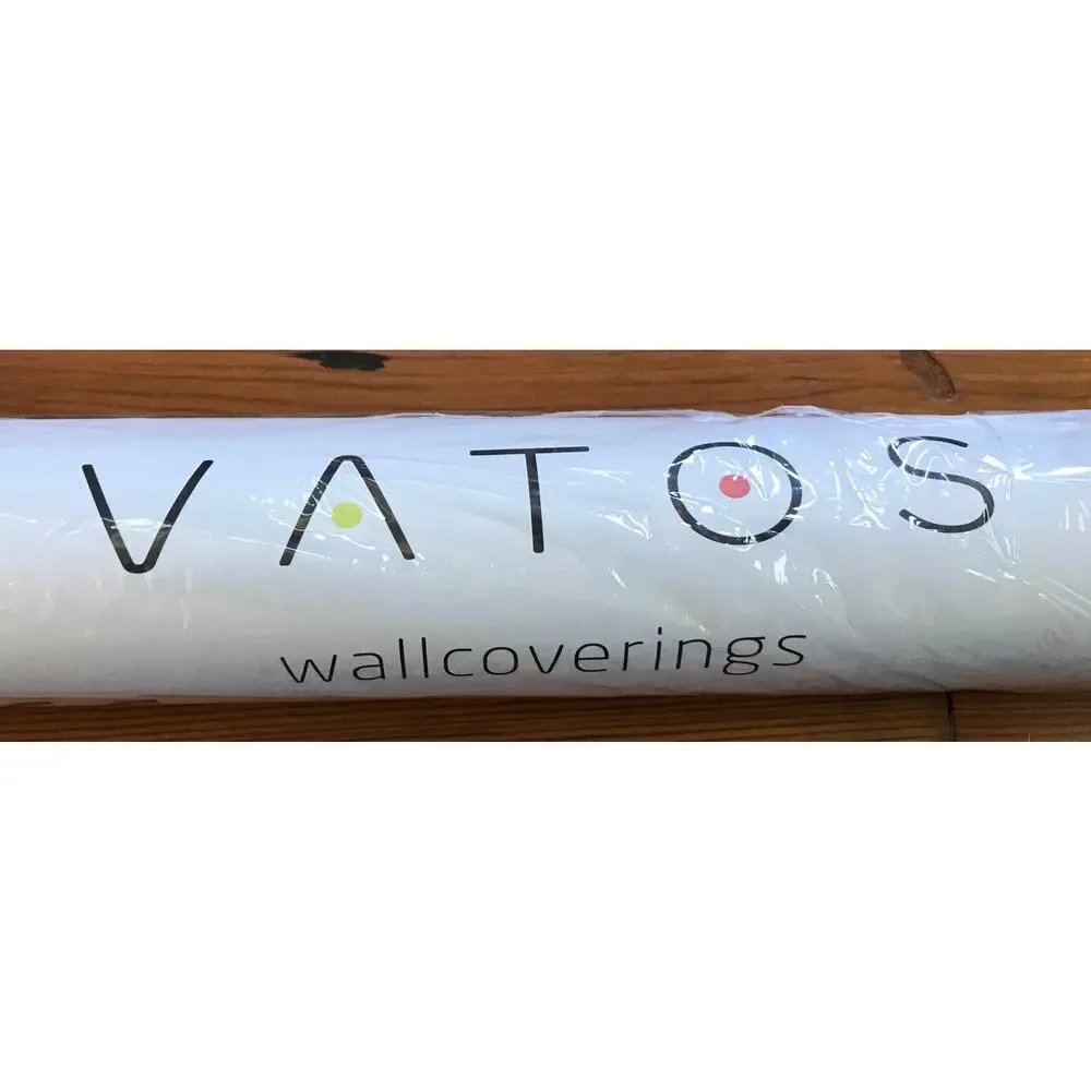 Sealed New Vatos Wallcoverings Ceram CER101 Blue Patterned Wallpaper 8.5m 27 ft